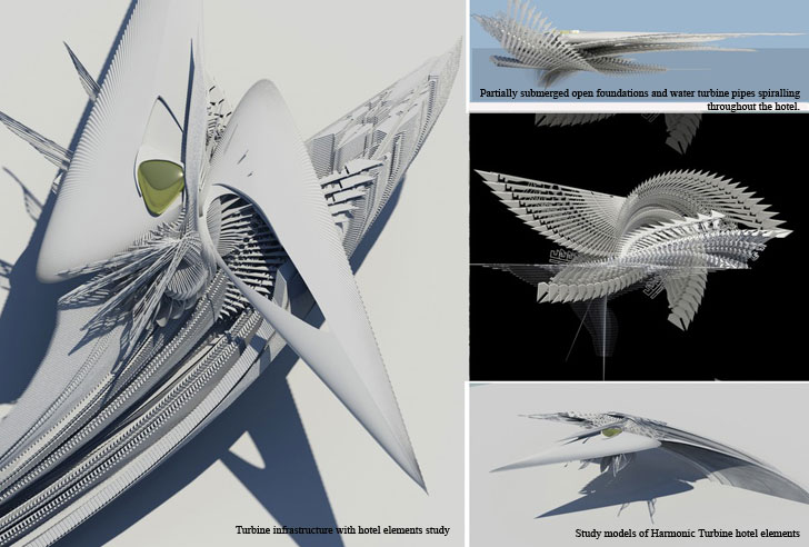 "study models harmonic turbine hotel margot krasojevic indiaartndesign"