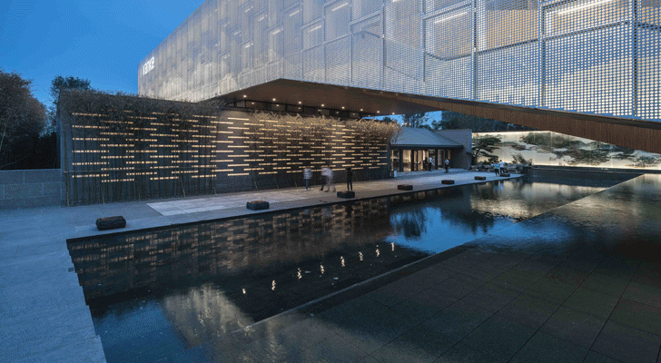 "approach Guofeng Library Dalian Lacime Architects indiaartndesign"