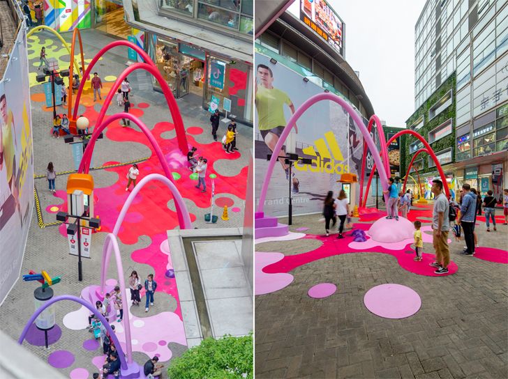 "paint drop life hub shanghai 100architects indiaartndesign"
