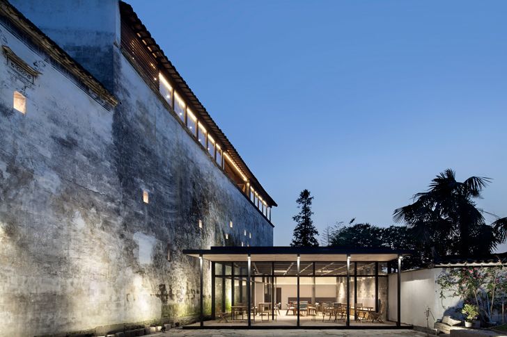 "facade Wuyuan Skywells hotel anySCALE architecture design studio indiaartndesign"