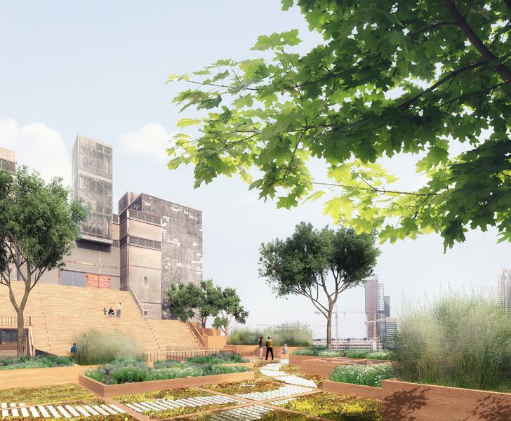 "Maassilo roof transformation sky garden JA architects indiaartndesign"