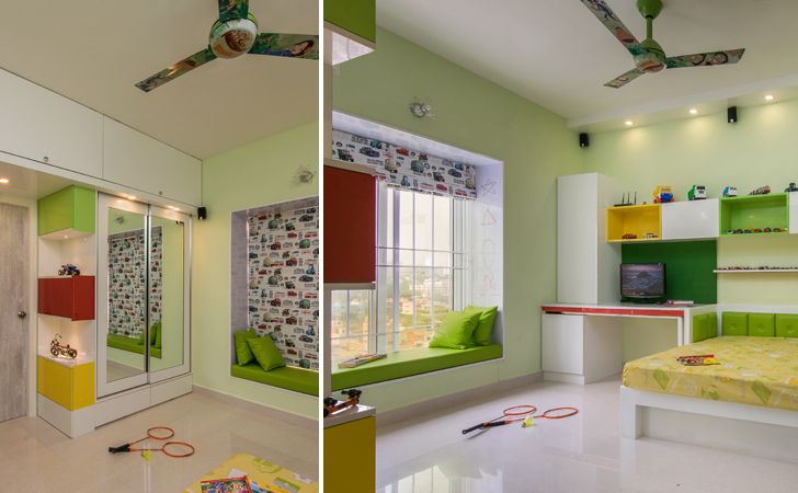 "childrens bedroom interiors by ranjani IBR designs indiaartndesign"