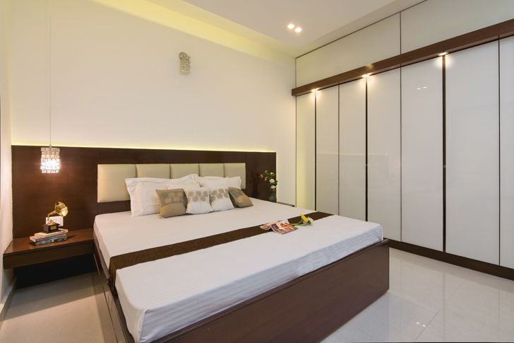 "guest bedroom interiors by ranjani IBR designs indiaartndesign"