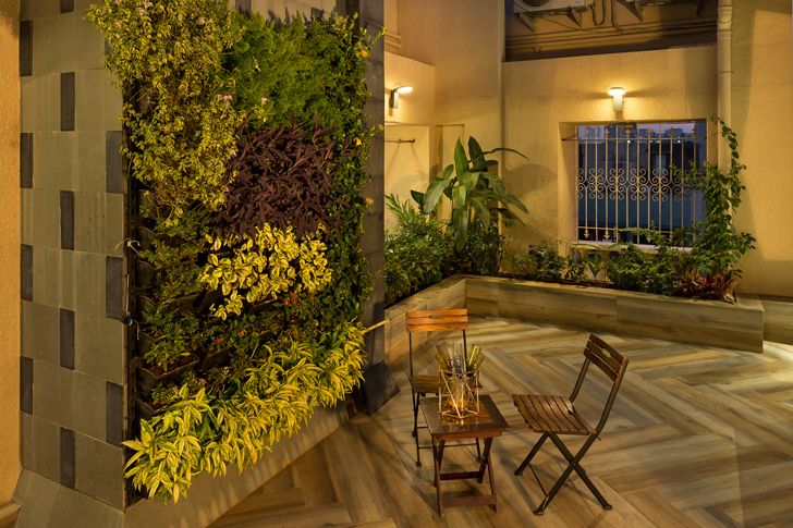 "vertical garden studio osmosis indiaartndesign"