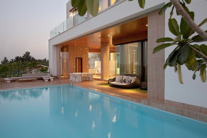 "swimming pool deck zz architects indiaartndesign"