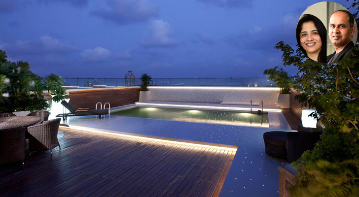 "swimming pool on terrace zz architects indiaartndesign"