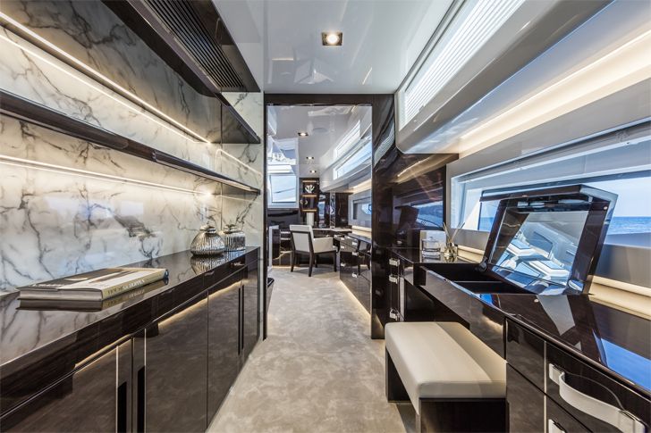 "owners cabin2 pearl 95 yacht interiors kelly hoppen indiaartndesign"