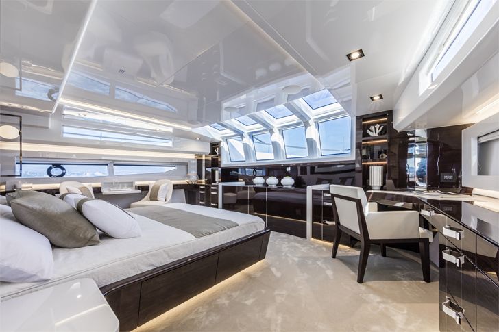 "owners cabin3 pearl 95 yacht interiors kelly hoppen indiaartndesign"