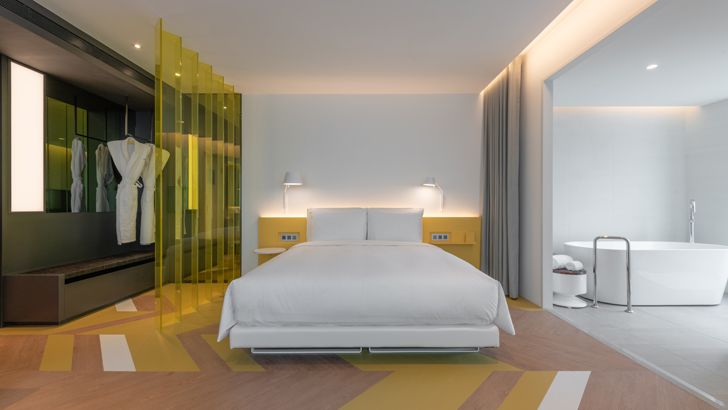 "bedroom suite The Place Taipei Mecanoo Architects indiaartndesign"