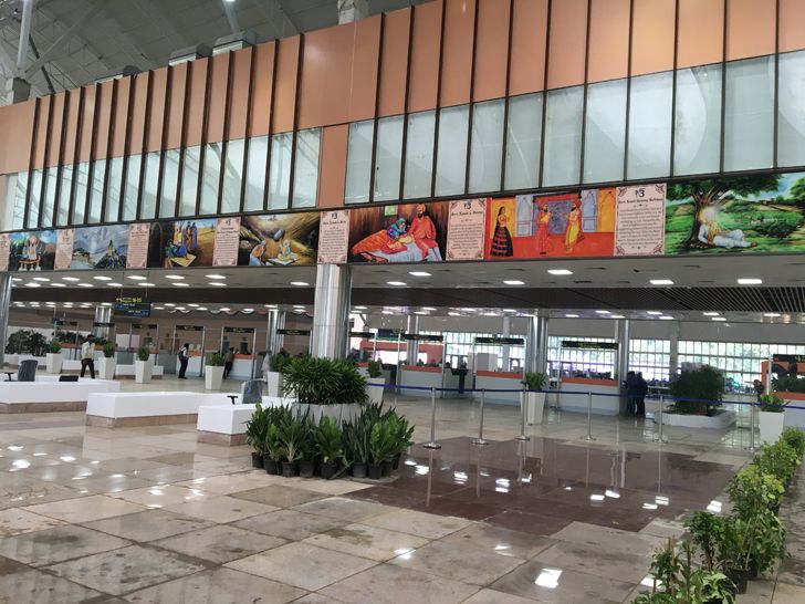 "interiors kartarpur corridor terminal creative group indiaartndesign"