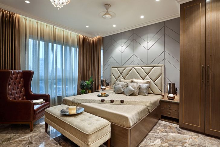 "bedroom bench Mumbai homes Gaurang Jawle Associates indiaartndesign"