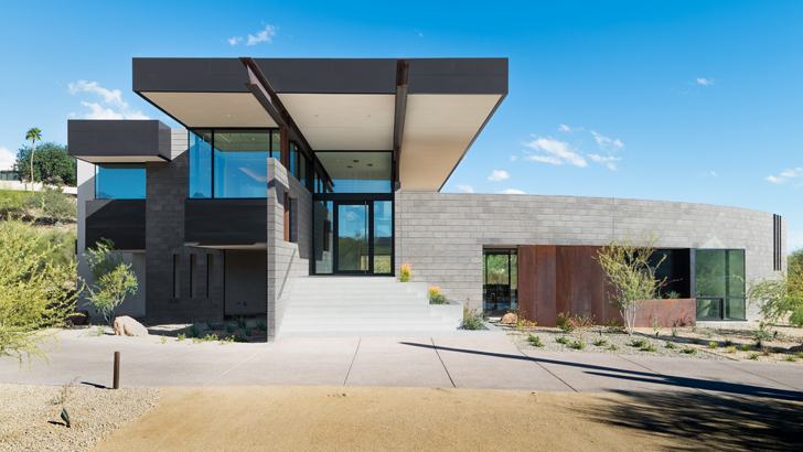 "exterior view bridge view house kendle design collaborative indiaartndesign"