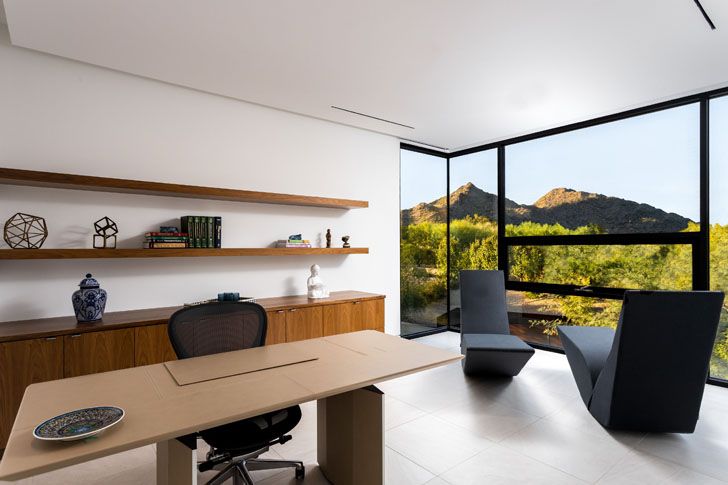 "home office bridge view house kendle design collaborative indiaartndesign"