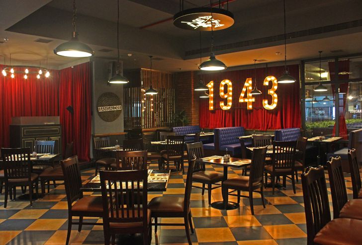 "imperial Uno pizzeria Bengaluru chromed design studio indiaartndesign"