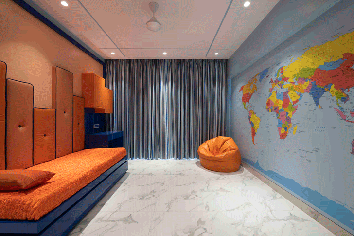 "children bedroom gold dust apartment GA Design indiaartndesign"