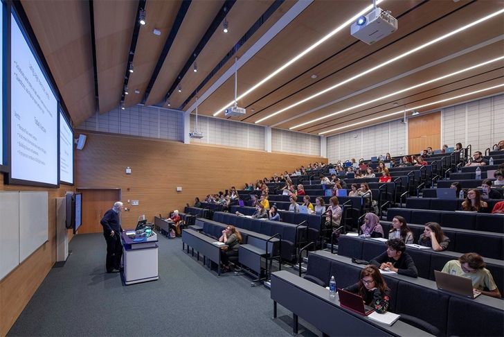 "traditional lecture theatre TLB nottingham university indiaartndesign"