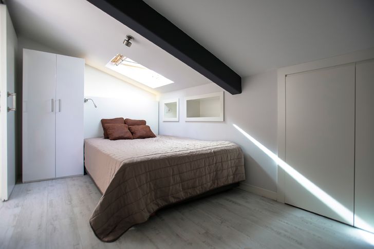 "bedroom attic loft project elips design architecture indiaartndesign"