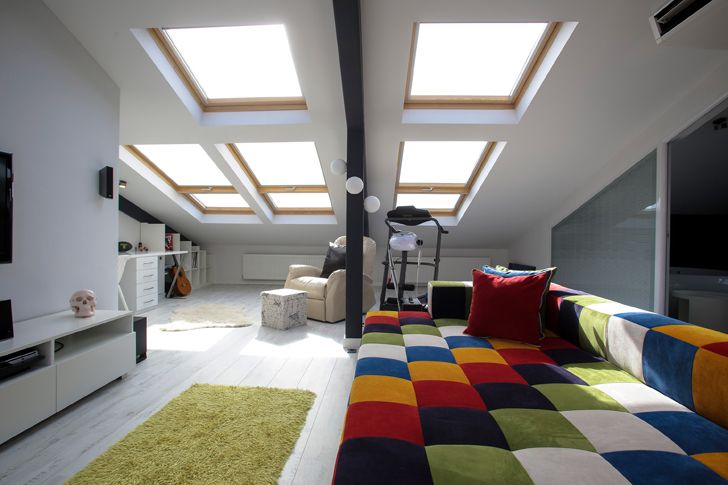 "by day attic loft project elips design architecture indiaartndesign"