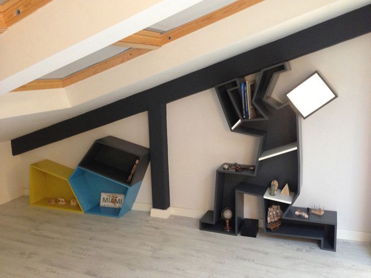 "fitness corner attic loft project elips design architecture indiaartndesign"
