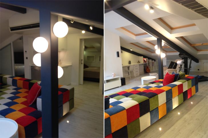 "mood lighting attic loft project elips design architecture indiaartndesign"