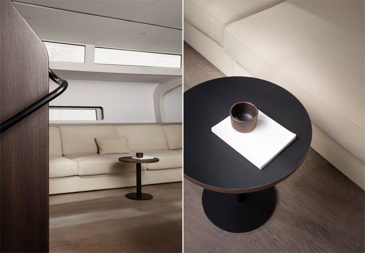 "cabin seating Bella Yachtbau Norm Architects indiaartndesign"