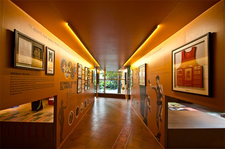 "gallery fanattic sports museum salient design studio indiaartndesign"