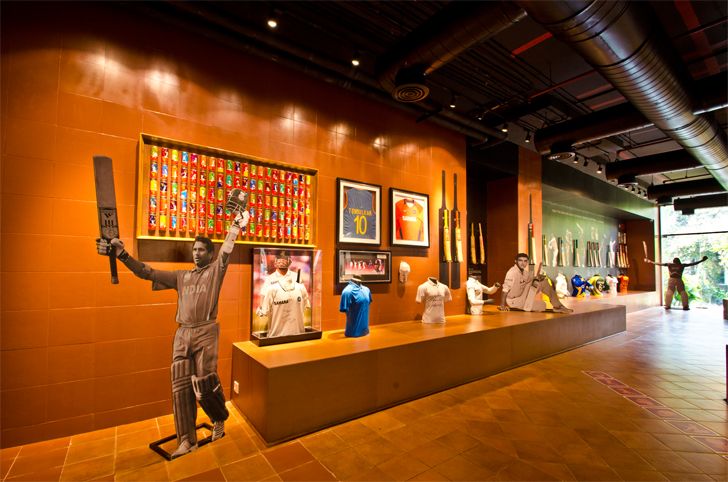 "memorabilia fanattic sports museum salient design studio indiaartndesign"
