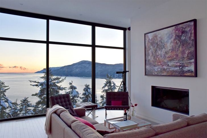 "breath taking views Home in the mountains Anne Carrier architecture indiaartndesign"