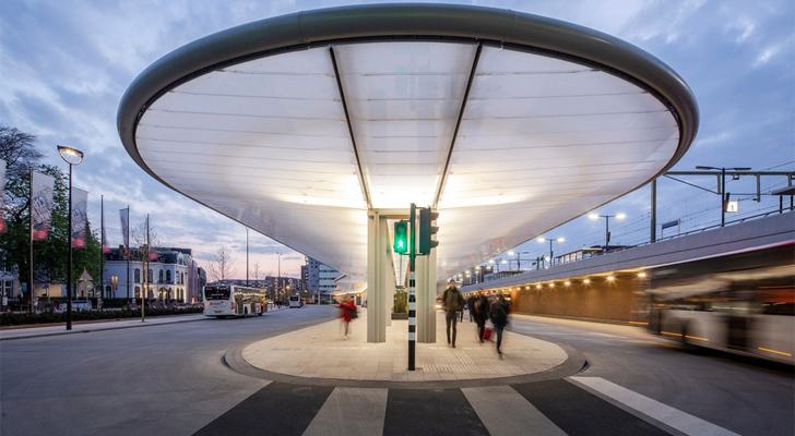 "bus station Tilburg cepezed design studio indiaartndesign"