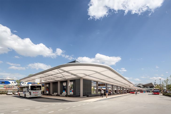 "overview bus station Tilburg cepezed design studio indiaartndesign"