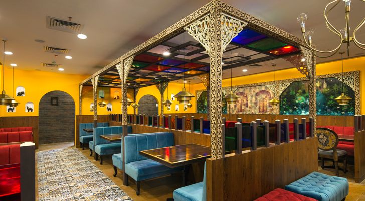 "manbhavan restaurant sankraman architects indiaartndesign"