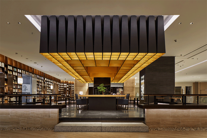 "lounging area Yan Bookstore Shenzhen Tomoko Ikegai indiaartndesign"