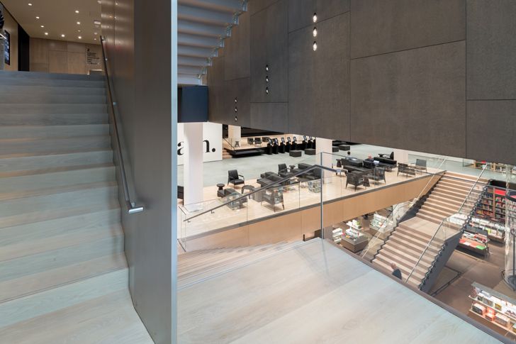 "blade stair and retail stair MoMA Diller Scofidio+Renfro gensler indiaartndesign"