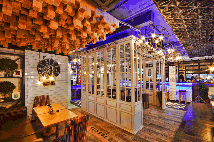 "ceiling designs ROLLSNo1 cafe ALLARTSDESIGN Nostalgia indiaartndesign"