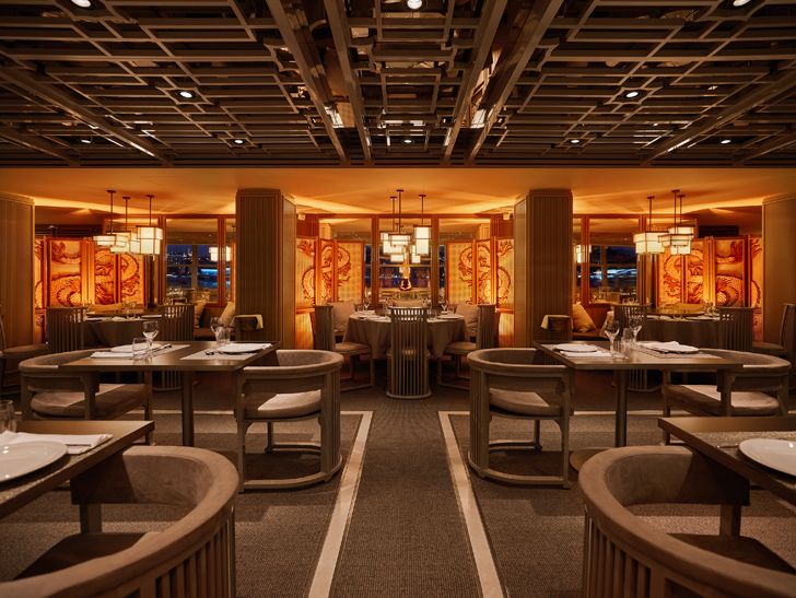 "panorama view towards interiors Dragon Restaurant istanbul GEO-ID+MahmutAnlar indiaartndesign"