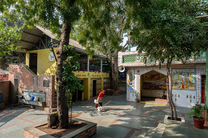 "ManavGulzar community centre ArchitectHirenPatel Nostalgia indiaartndesign"