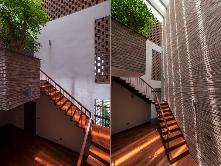 "stairs Vietnam house H&P Architects indiaartndesign"