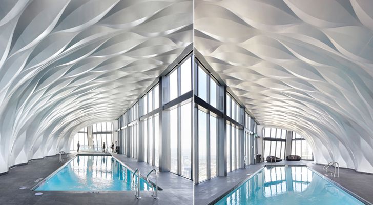 "pool area One Thousand Museum Zaha Hadid Architects indiaartndesign"