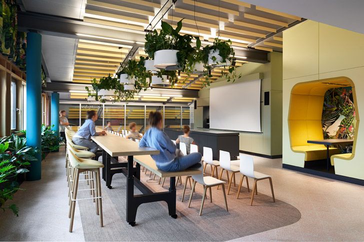 "presentation area Roman Klis Design HQ Ippolito Fleitz Group indiaartndesign"