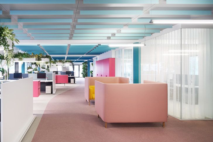 "relaxing colours Roman Klis Design HQ Ippolito Fleitz Group indiaartndesign"
