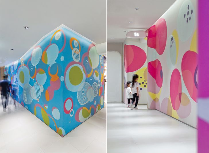 "colourful walls K11 MUSEA Donut Playhouse Panorama Design Group indiaartndesign"