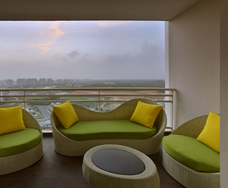 "balcony deck Gurugram home AVGArchitectureEnInteriors indiaartndesign"