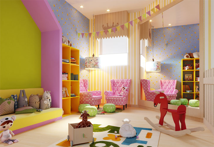 "multi activity room childcare kajal gaba indiaartndesign"
