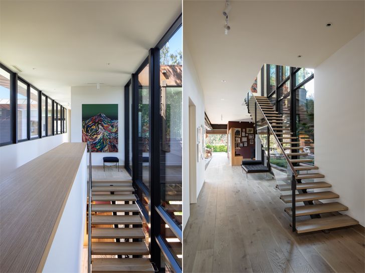 "staircase canyon house Conner+PerryArchitects indiaartndesign"