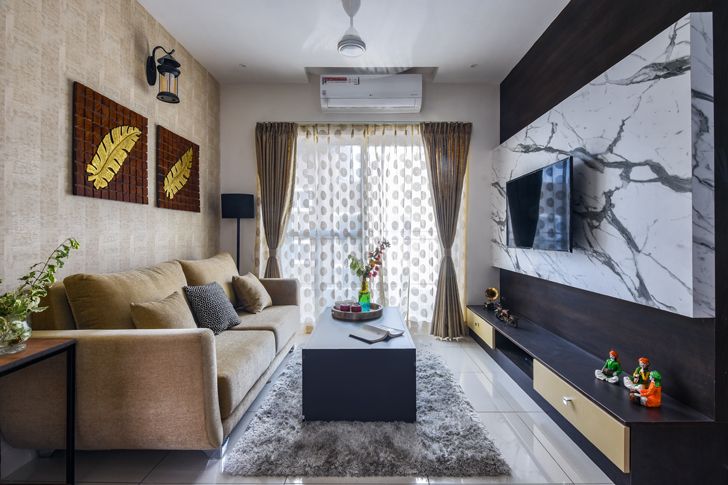 "livingroom Bengaluru home InteriorsByRanjani indiaartndesign"