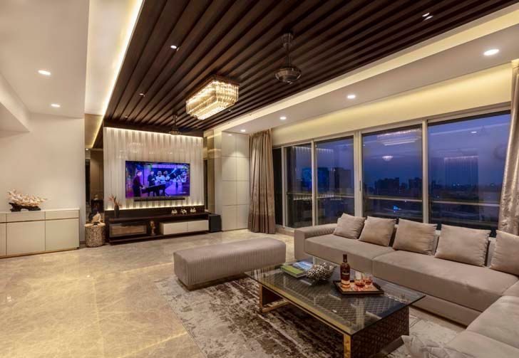 "living room mumbai residence milind pai architects indiaartndesign"