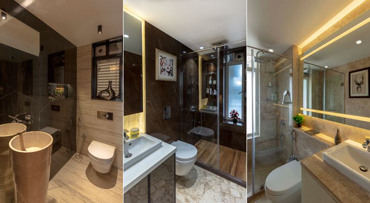 "luxurious bathrooms mumbai residence milind pai architects indiaartndesign"