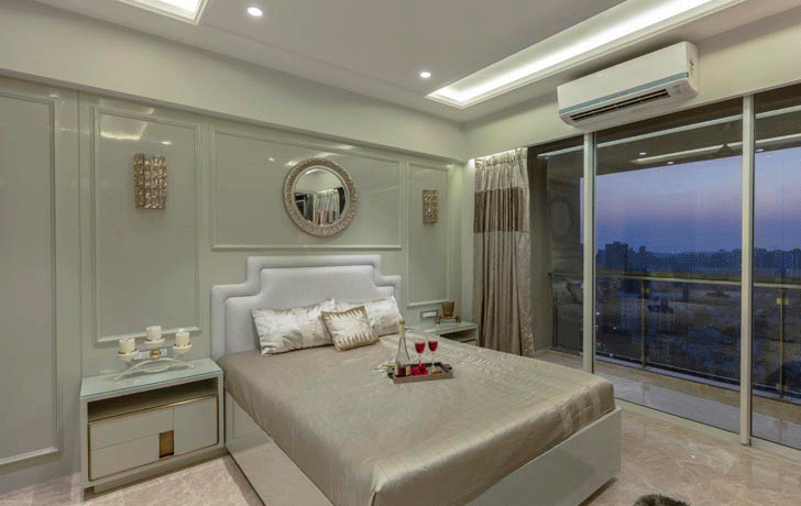 "master bedroom mumbai residence milind pai architects indiaartndesign"