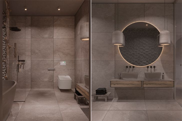 "luxurious bathroom kyiv apartment sergey makhno architects indiaartndesign"