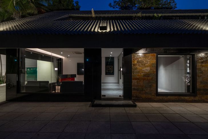 "entrance Numi office hyderabad Urban Zen Architects indiaartndesign"